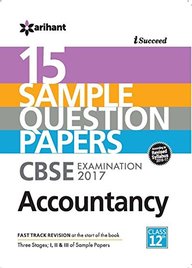 Arihant CBSE 15 Sample Question Paper Accountancy Class XII
